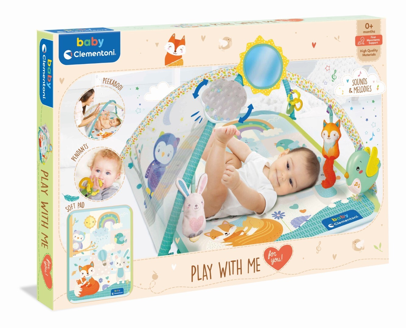 Tapis Play With Me - Clementoni, CLEMENTONI