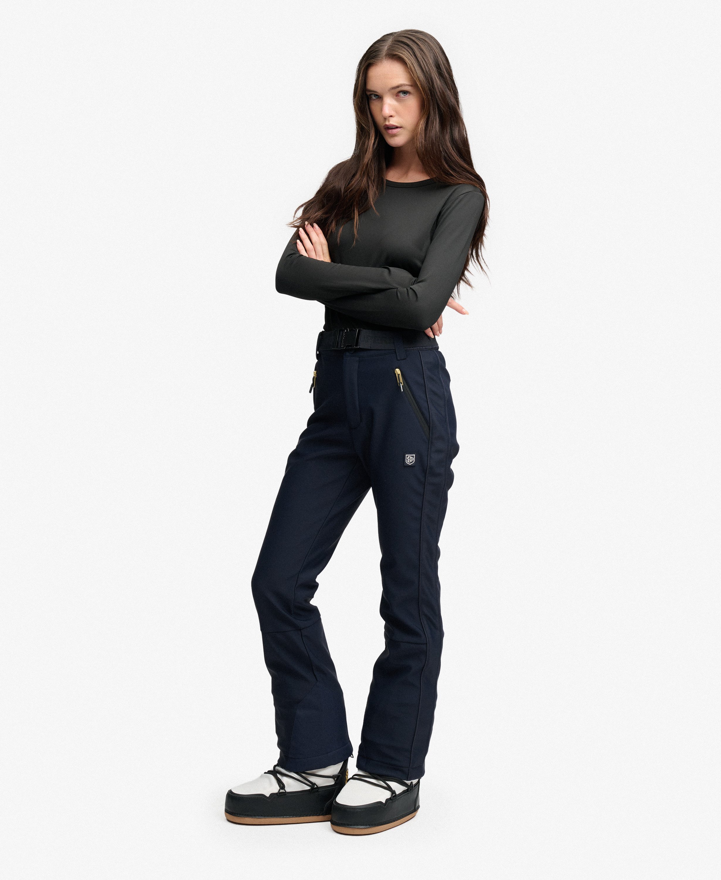 Pantalon de Ski Luxe Coupe Ajustée, SUPERDRY