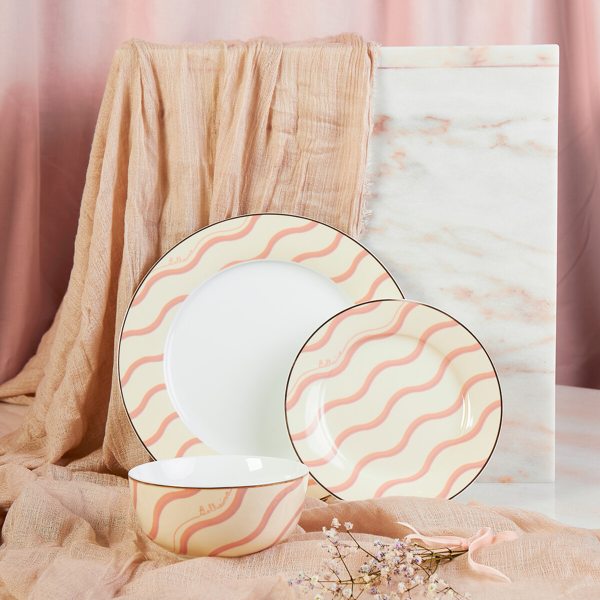 Sabichi marble dinner set online