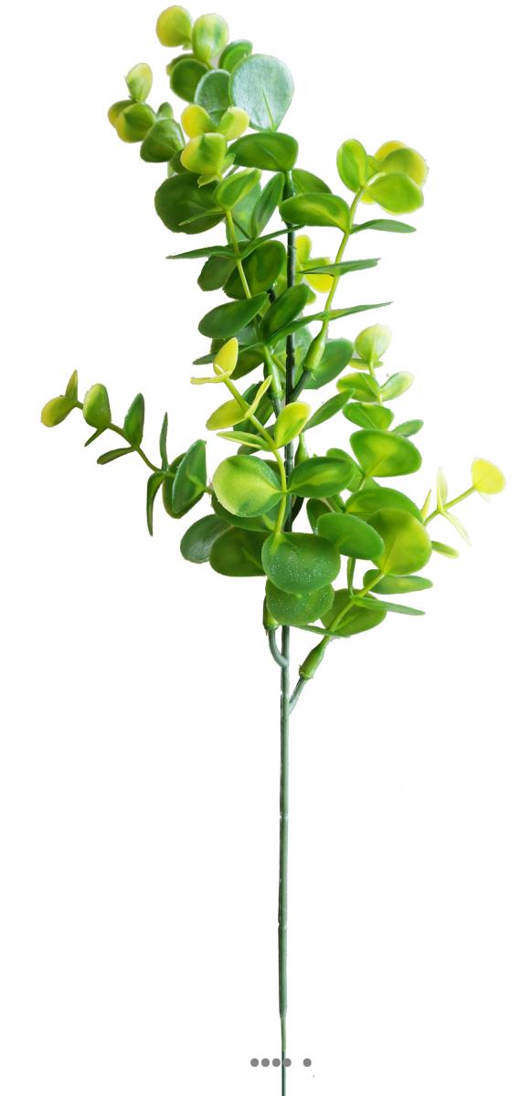 Pic Eucalyptus factice H36cm plastique ext, ARTIFICIELLES