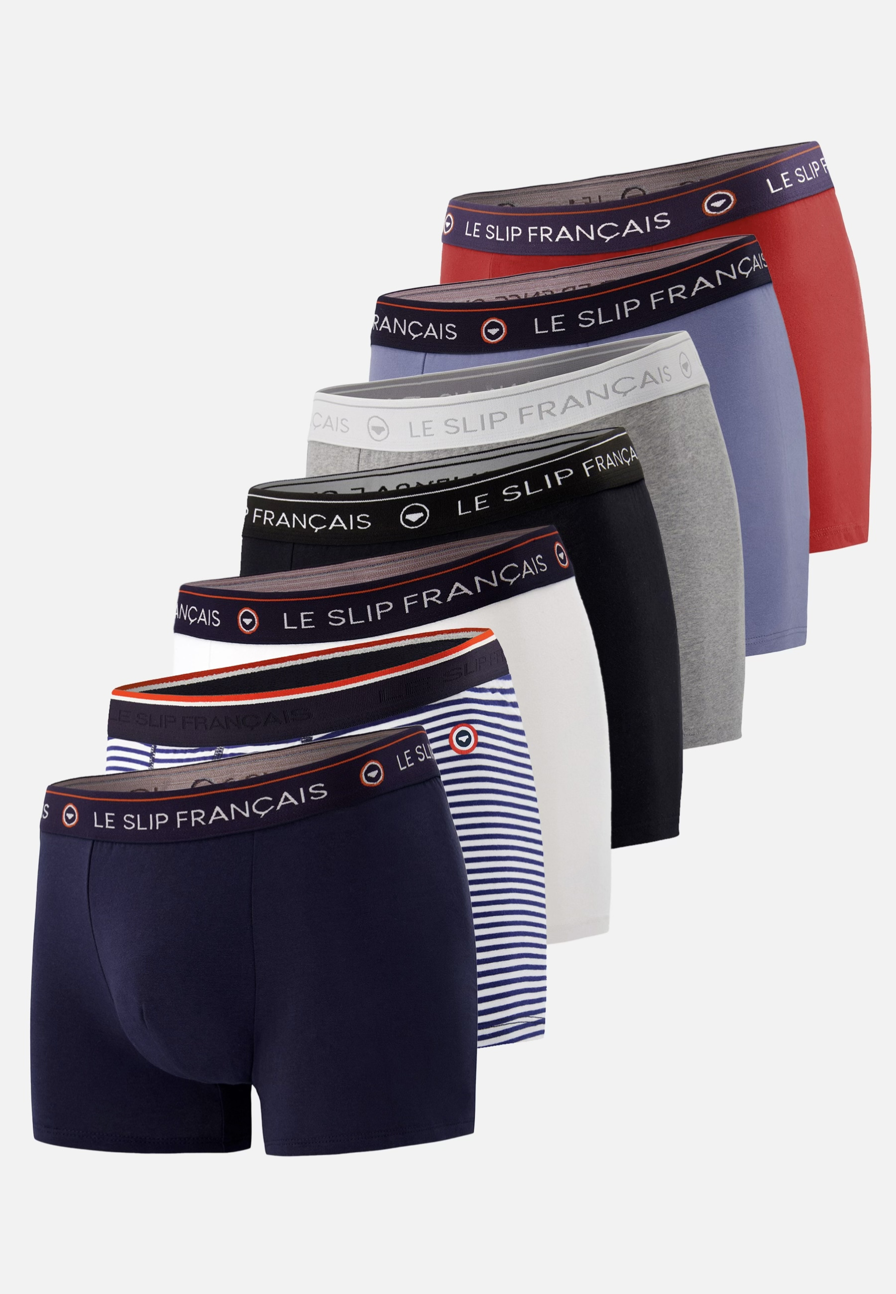 Lot de 7 boxers en coton Redoutable, LE SLIP FRANCAIS