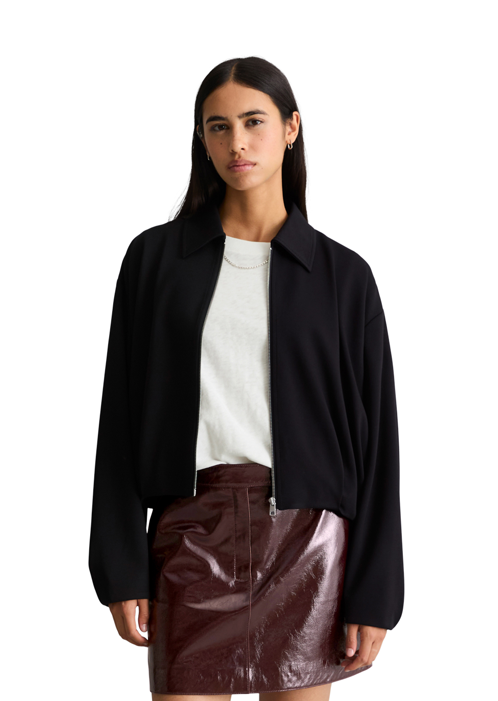 Blouson décontracté en jersey en jersey interlock doux, MARC O’POLO DENIM