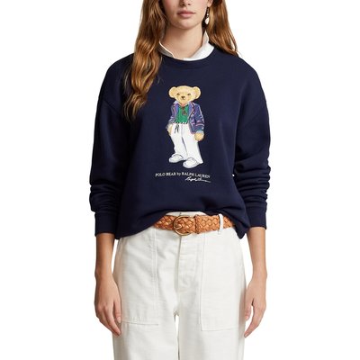 Langarm-Sweatshirt mit Polo Bear, runder Ausschnitt POLO RALPH LAUREN