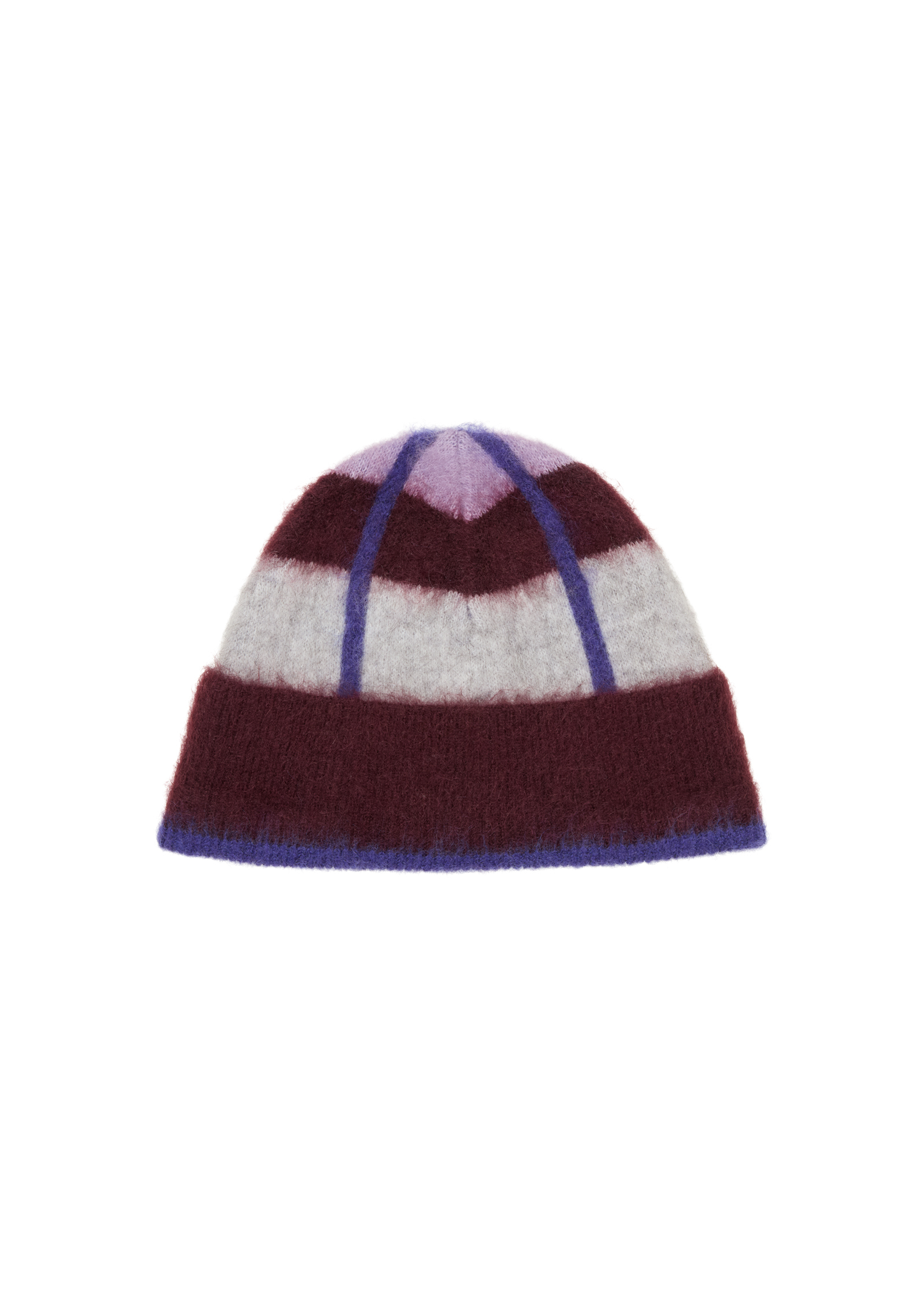 Casquette jacquard en un mélange douillet de laine vierge et de mohair, MARC O’POLO DENIM