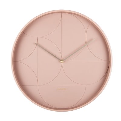 40cm Echelon Faded Pink Wall clock KARLSSON