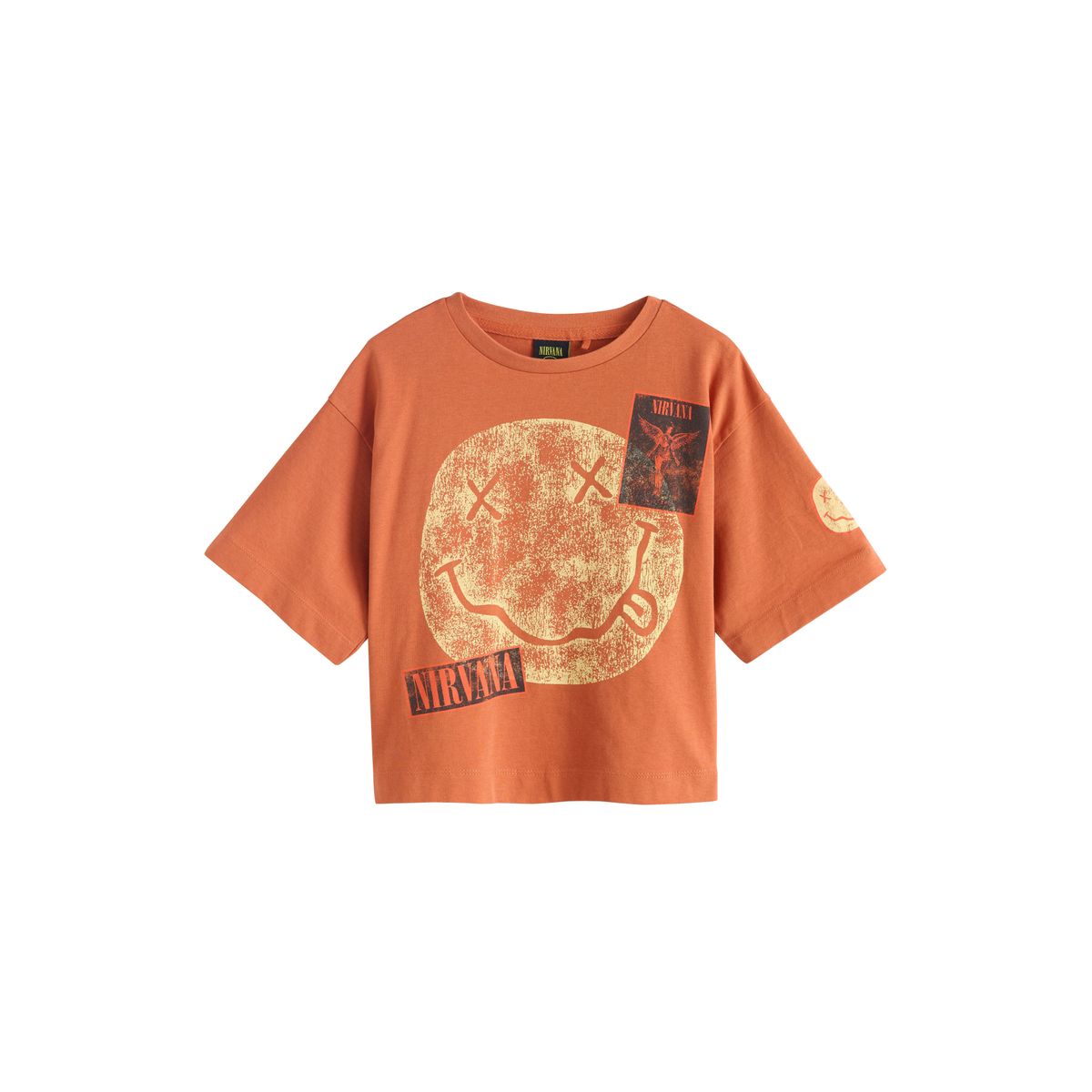 T-shirt oversize à motif nirvana, NEXT