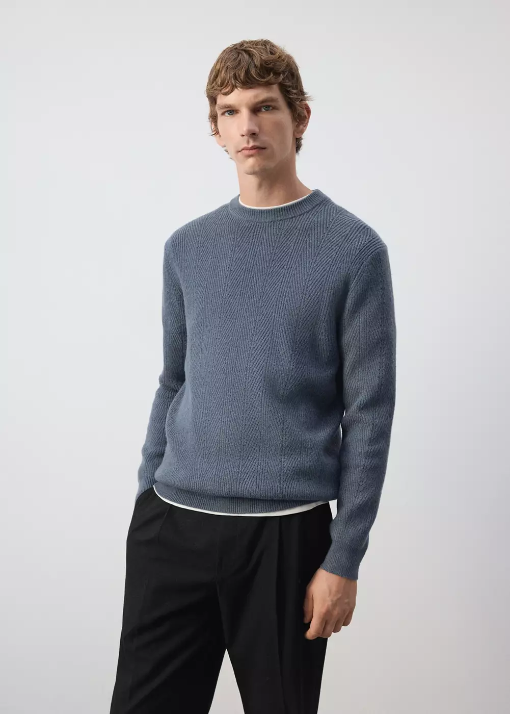 Pull-over maille chevrons, MANGO MAN