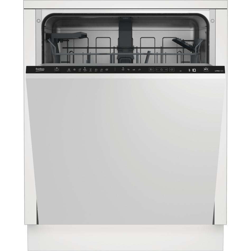 Lave vaisselle tout integrable 60 cm BDIN18441 sans facade, BEKO