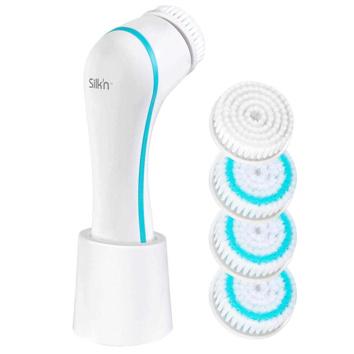 Pure Rechargeable Cleansing Brush + Set of 4 Brush Heads