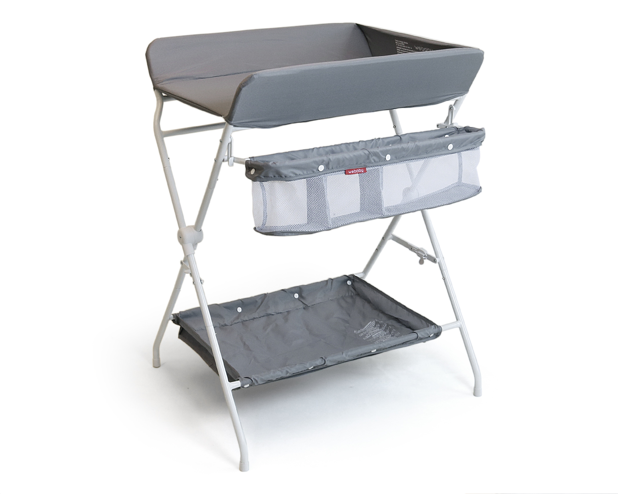 Table à langer pliante en acier MIO, WEBABY