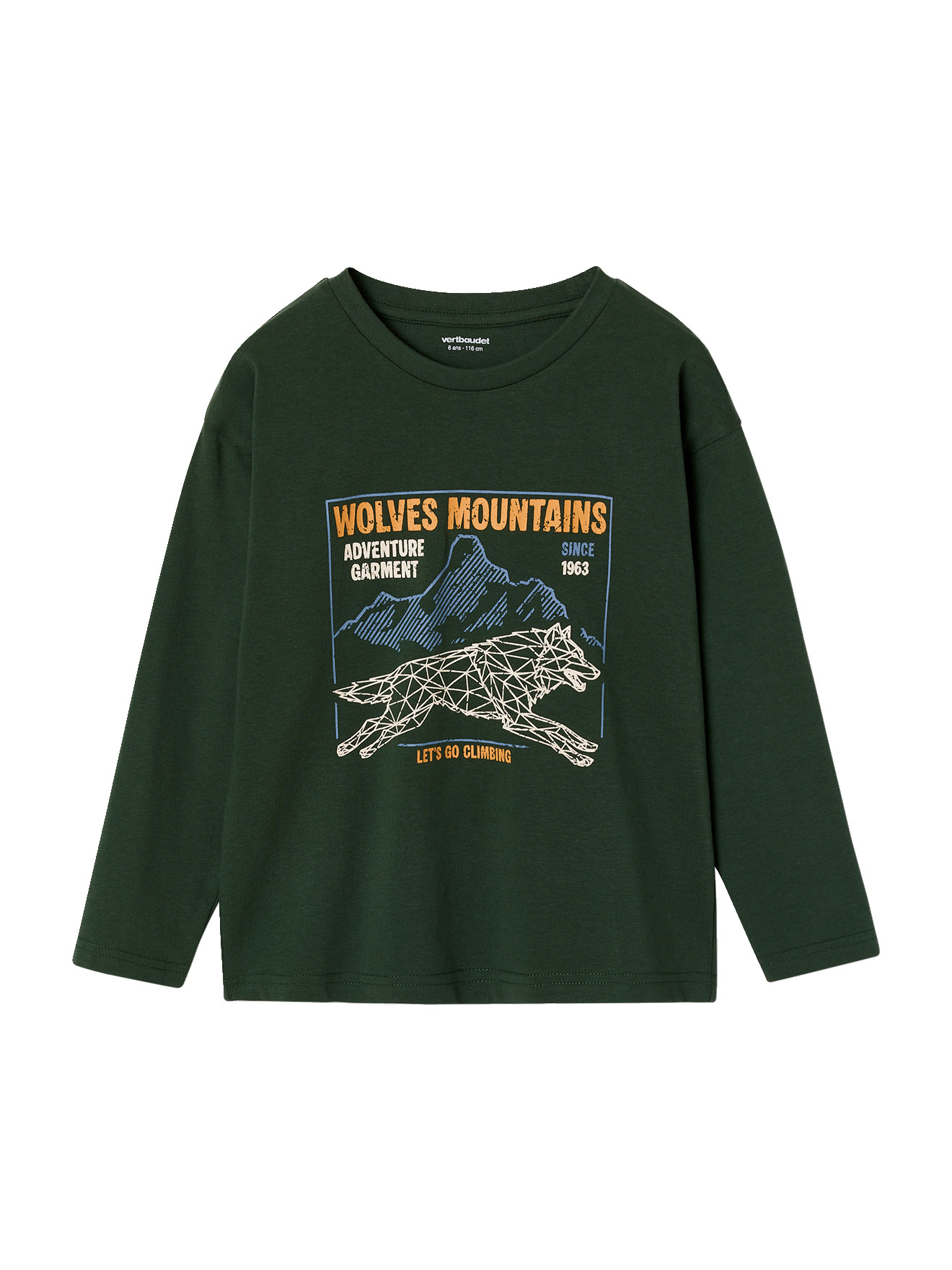 T-shirt manches longues, VERTBAUDET