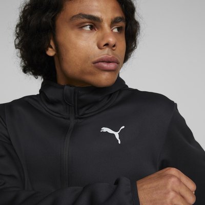 Excite Sports Hoodie with Logo Print and Zip Fastening PUMA