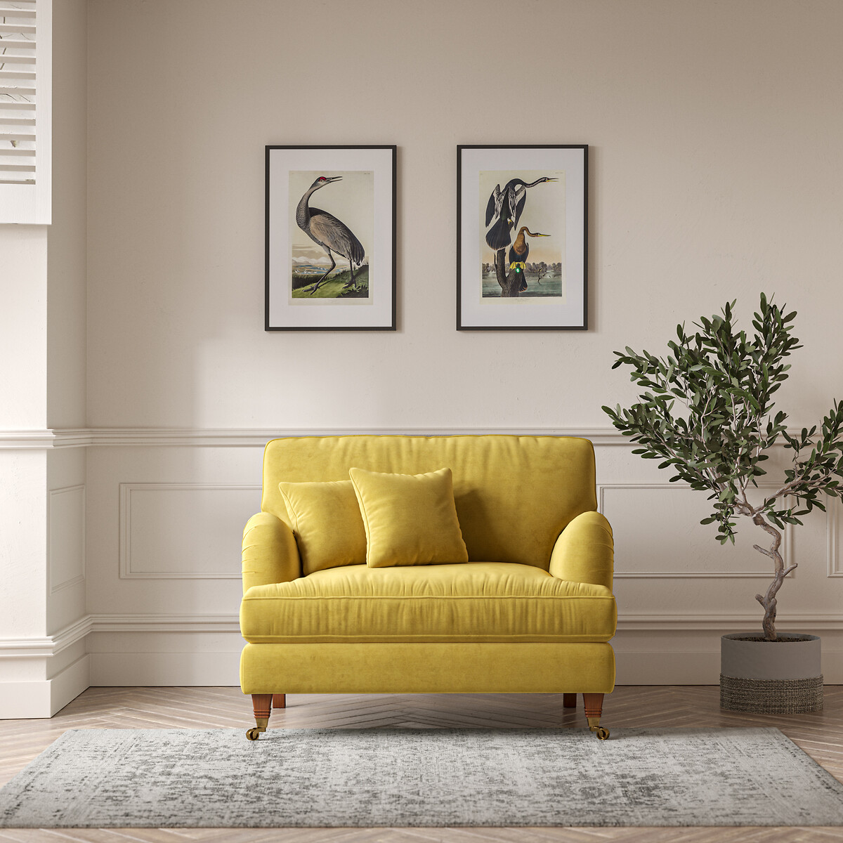 Yellow 2025 snuggle chair