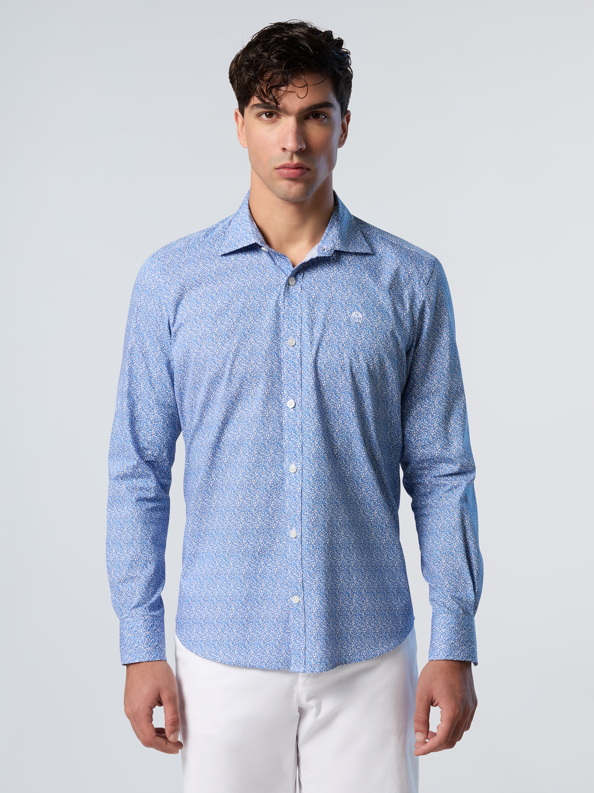 Chemise en popeline à motifs, NORTH SAILS