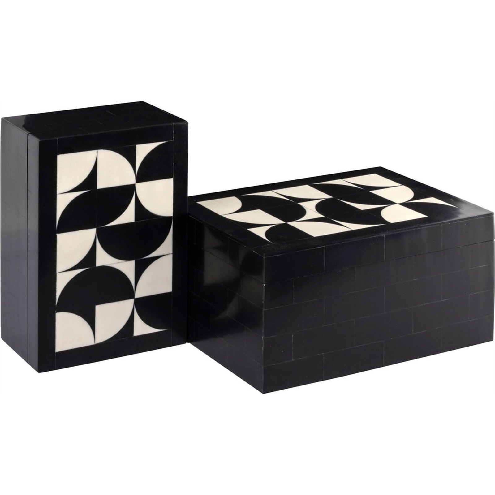 Boîte de rangement en bois (lot de 2), RECOLLECTION