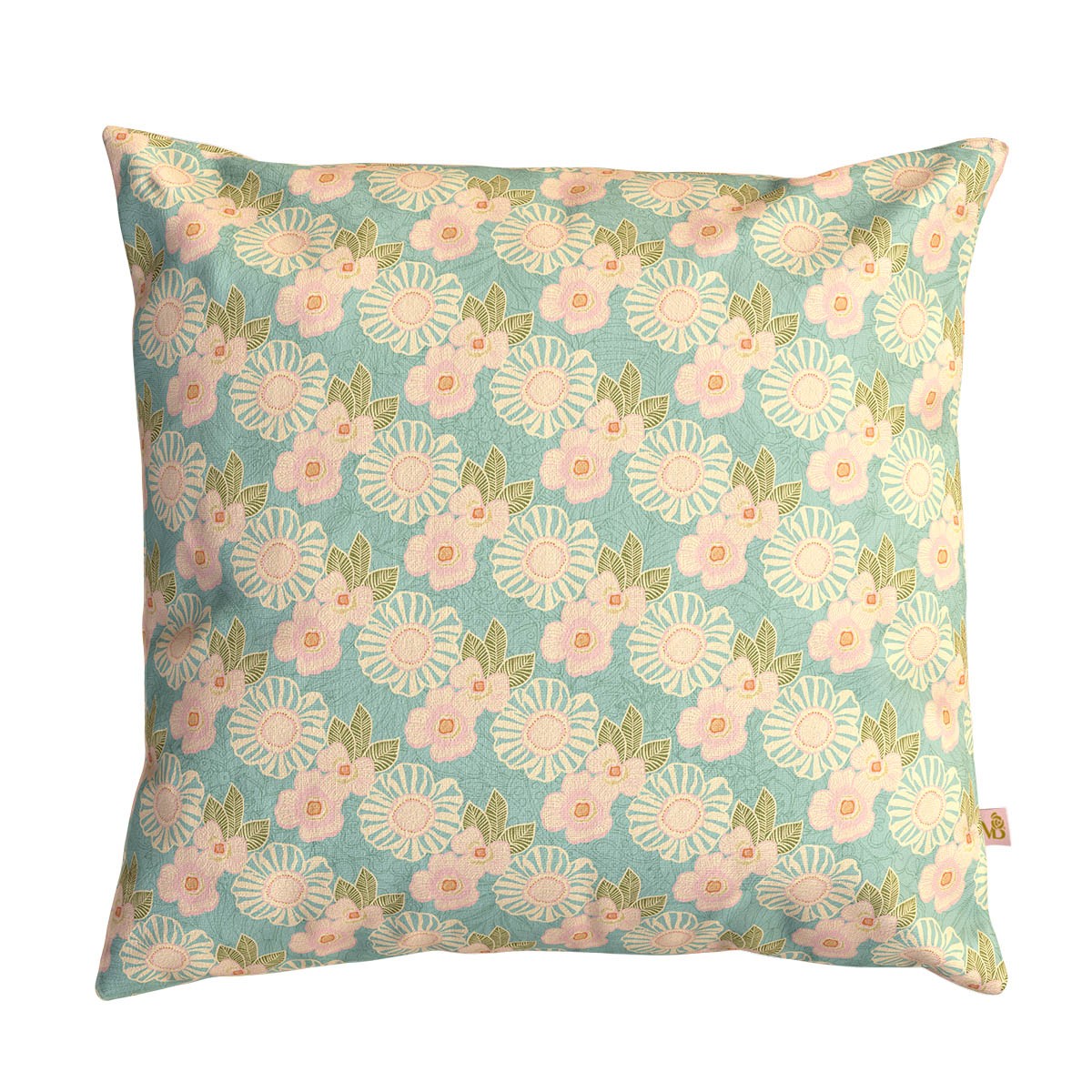 Housse de coussin extérieur, motif floral, THAIS, VENT DE BOHÈME