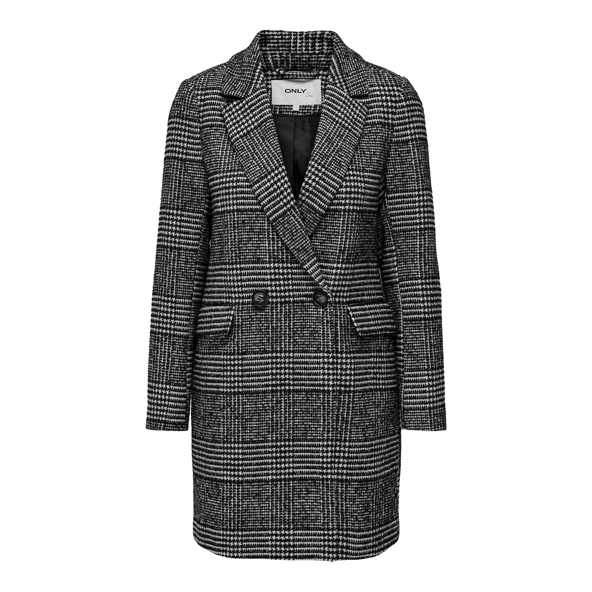 Image of Checked Straight Coat