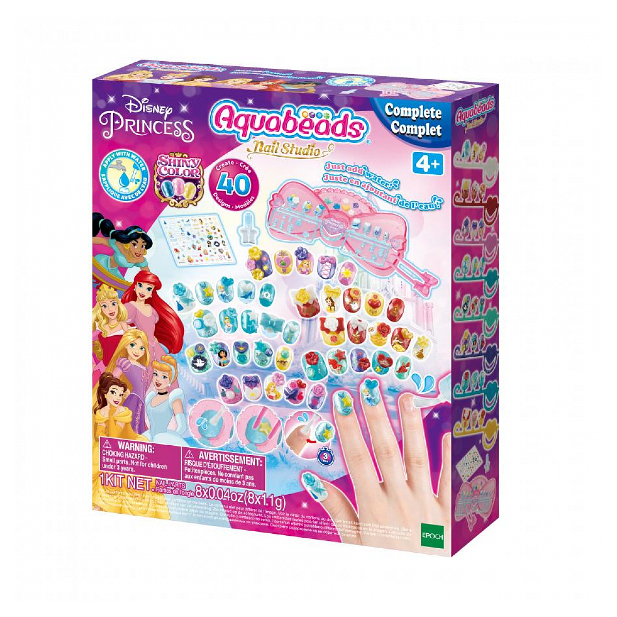 35006 Le coffret de manucure princesses disney, AQUA BEADS