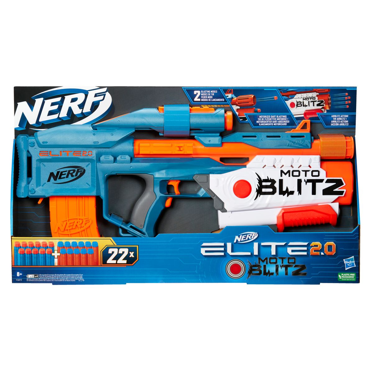 Jeu de plein air Nerf Blaster Elite 2.0 Eaglepoint RD8 - Jeu de