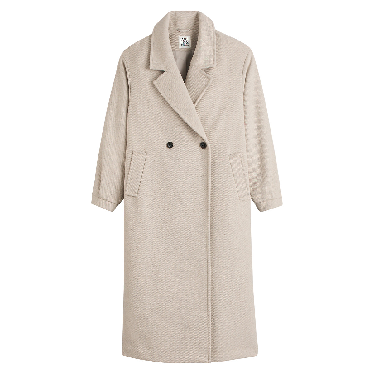 Buttoned Maxi Coat, LA REDOUTE COLLECTIONS