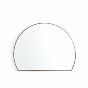 Miroir demi-cercle métal H60cm, Caligone