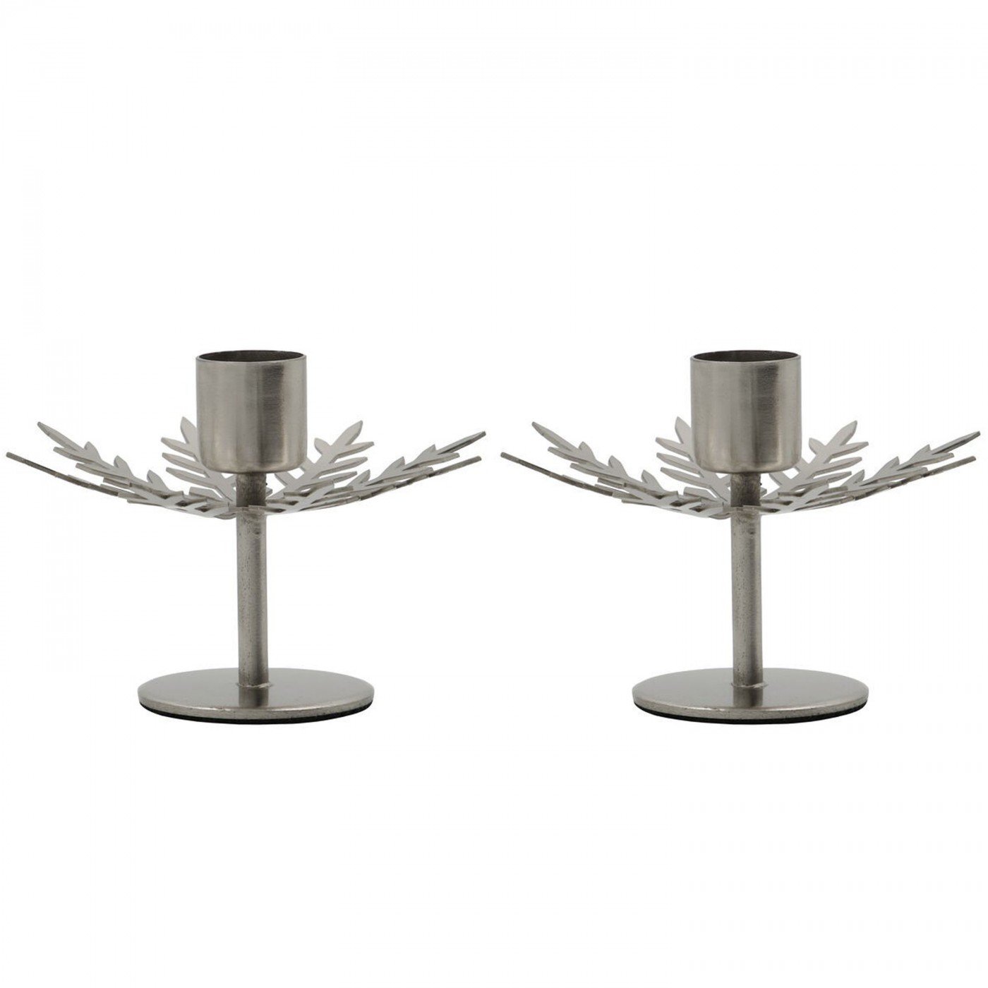 Lot de 2 bougeoirs Snowflake, HOUSE DOCTOR