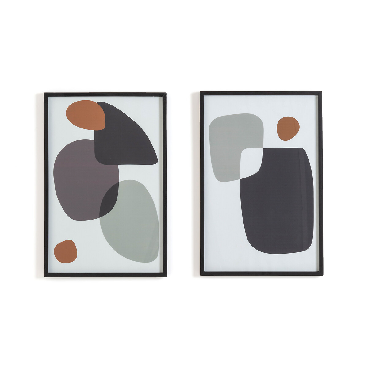 Set of 2 Organic Framed Posters