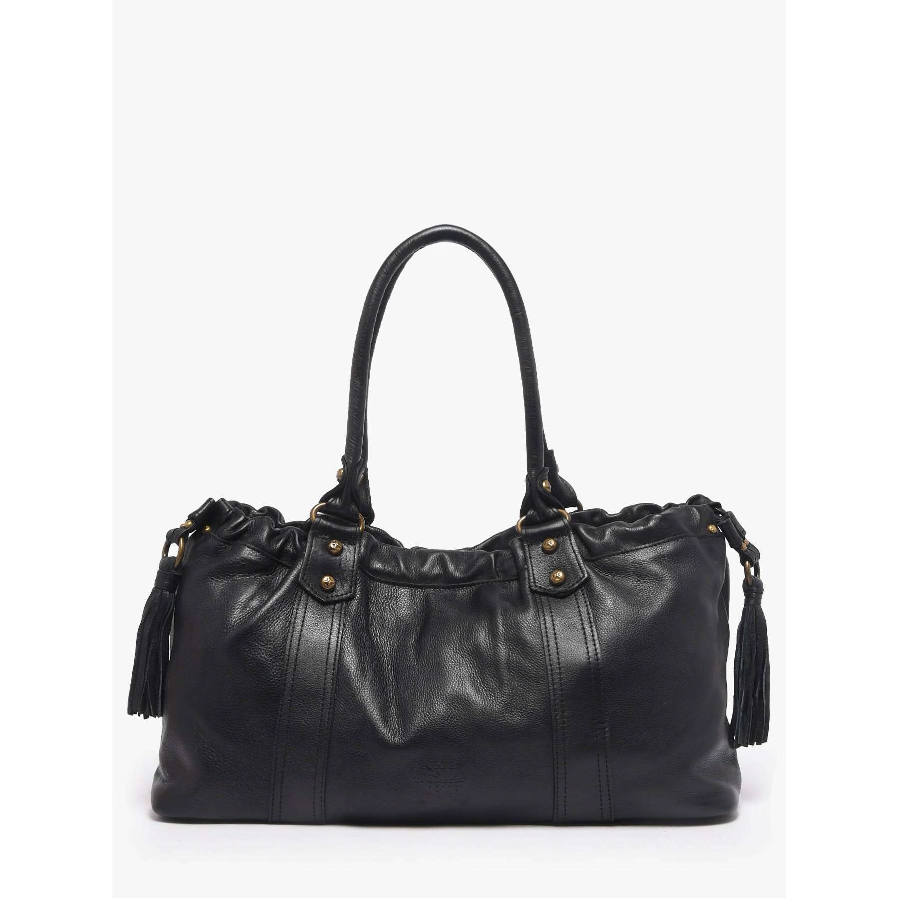 sac porté épaule Cow cuir, BASILIC PEPPER