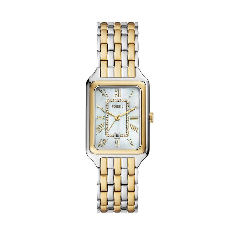 Montre analogique raquel argent dor blanc argent dor Fossil