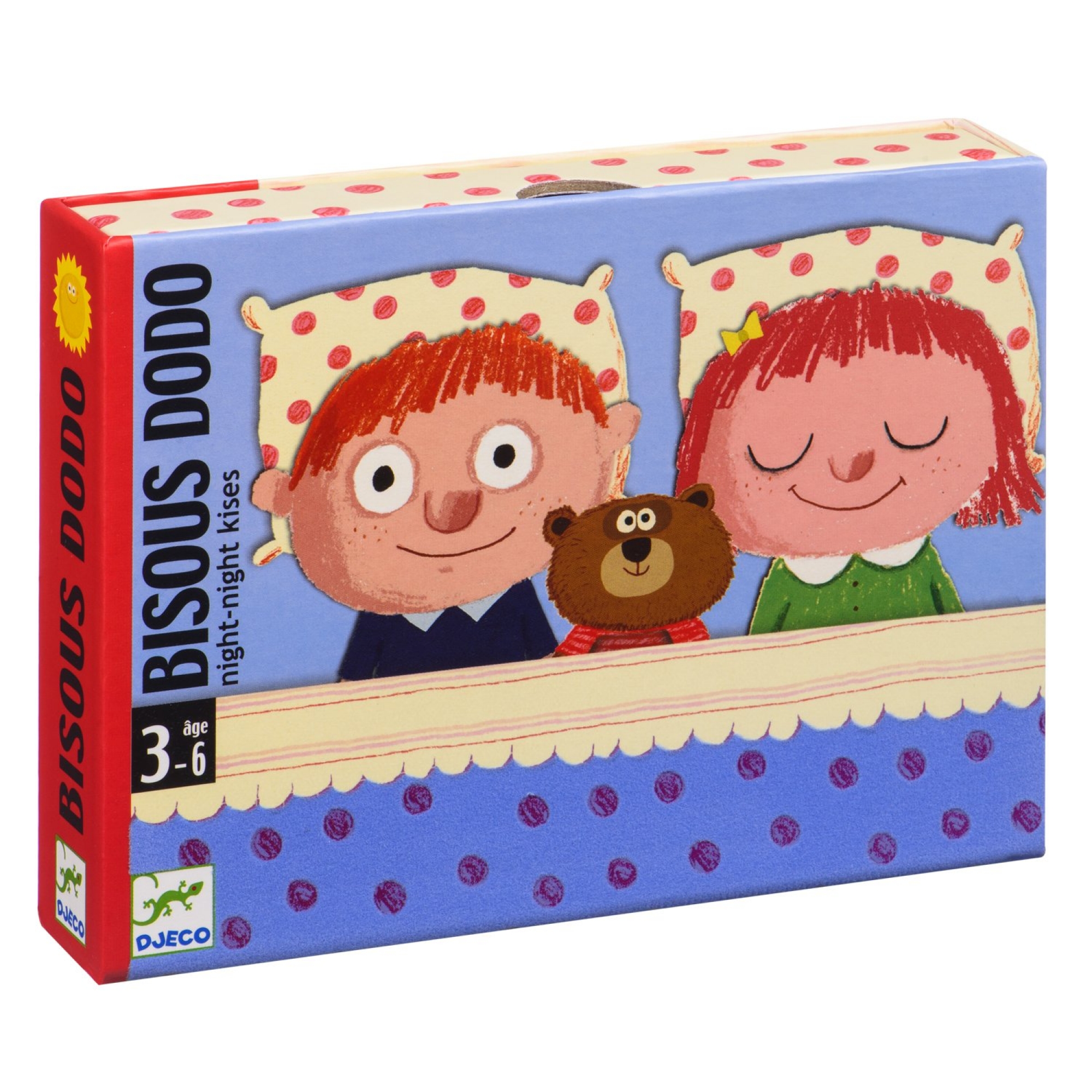Jeu de cartes Bisous Dodo, DJECO