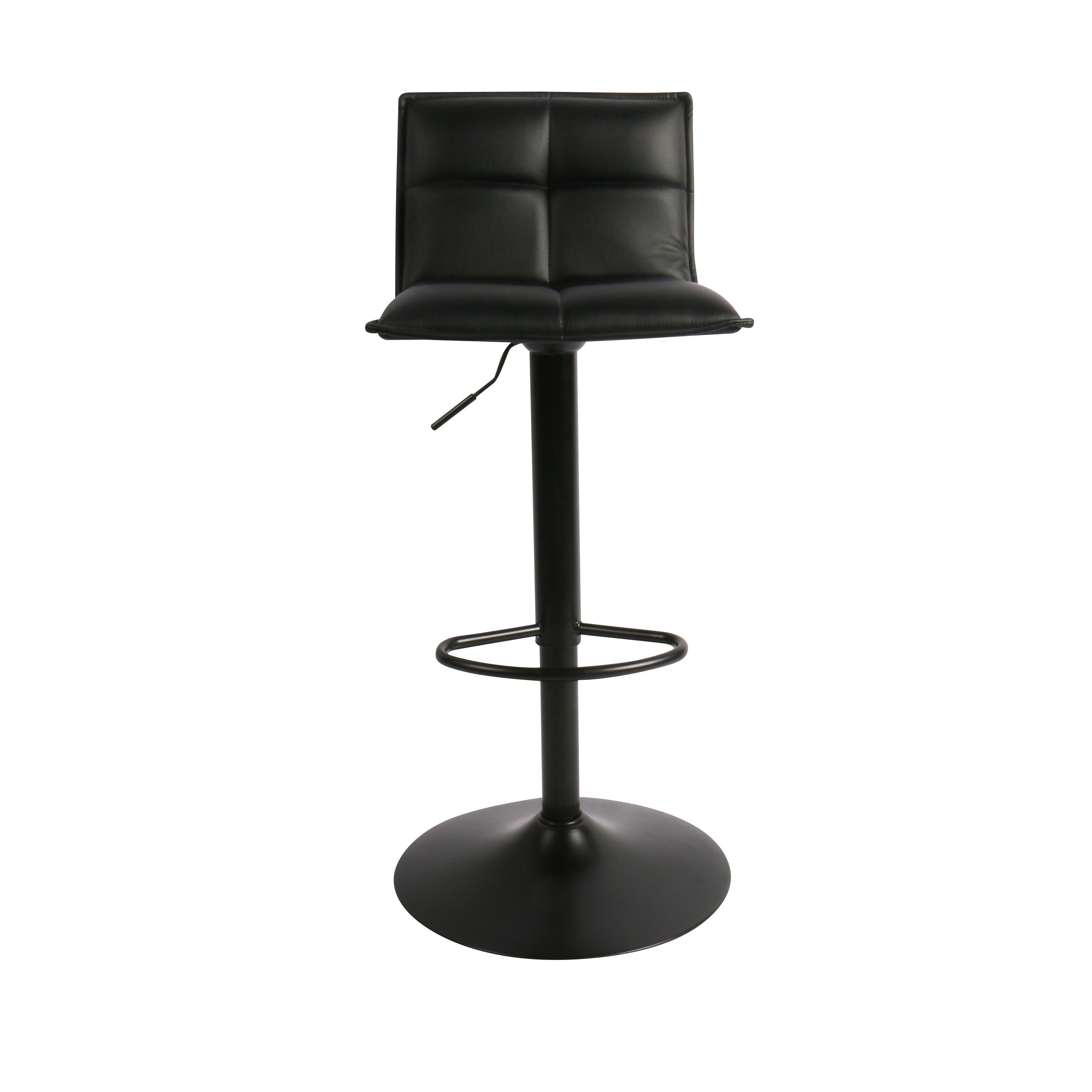 Chaise snack PU  et pied piston, ZAGO