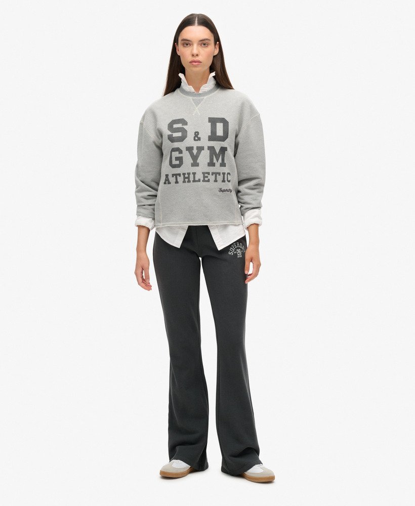Pantalon de survêtement évasé en jersey Athletic Essential, SUPERDRY