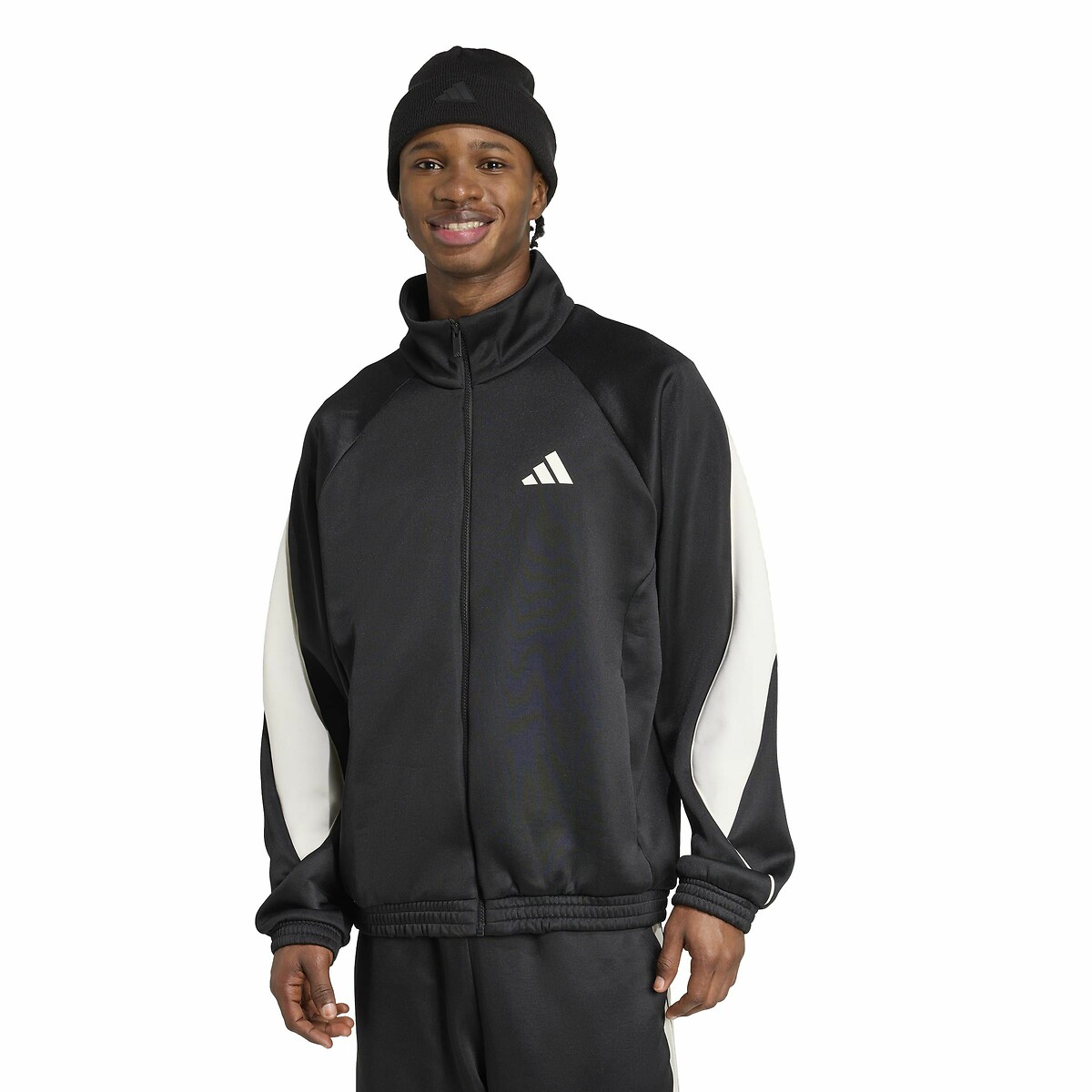 Sweat zippé col montant graphique, ADIDAS SPORTSWEAR
