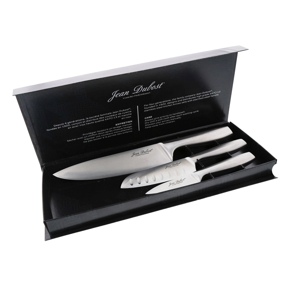 Coffret 3 couteaux Fusal, JEAN DUBOST