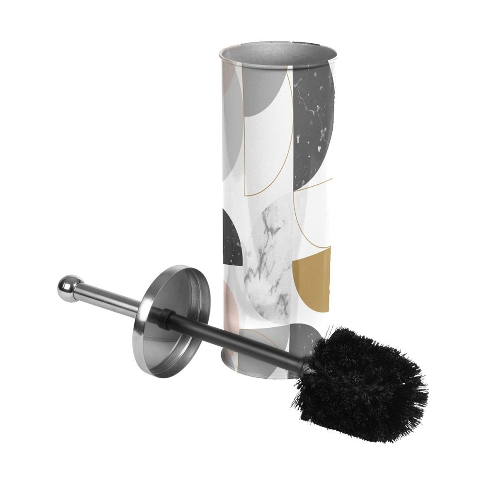 Brosse Wc Métal Géomarbre Rose, DECORATIE