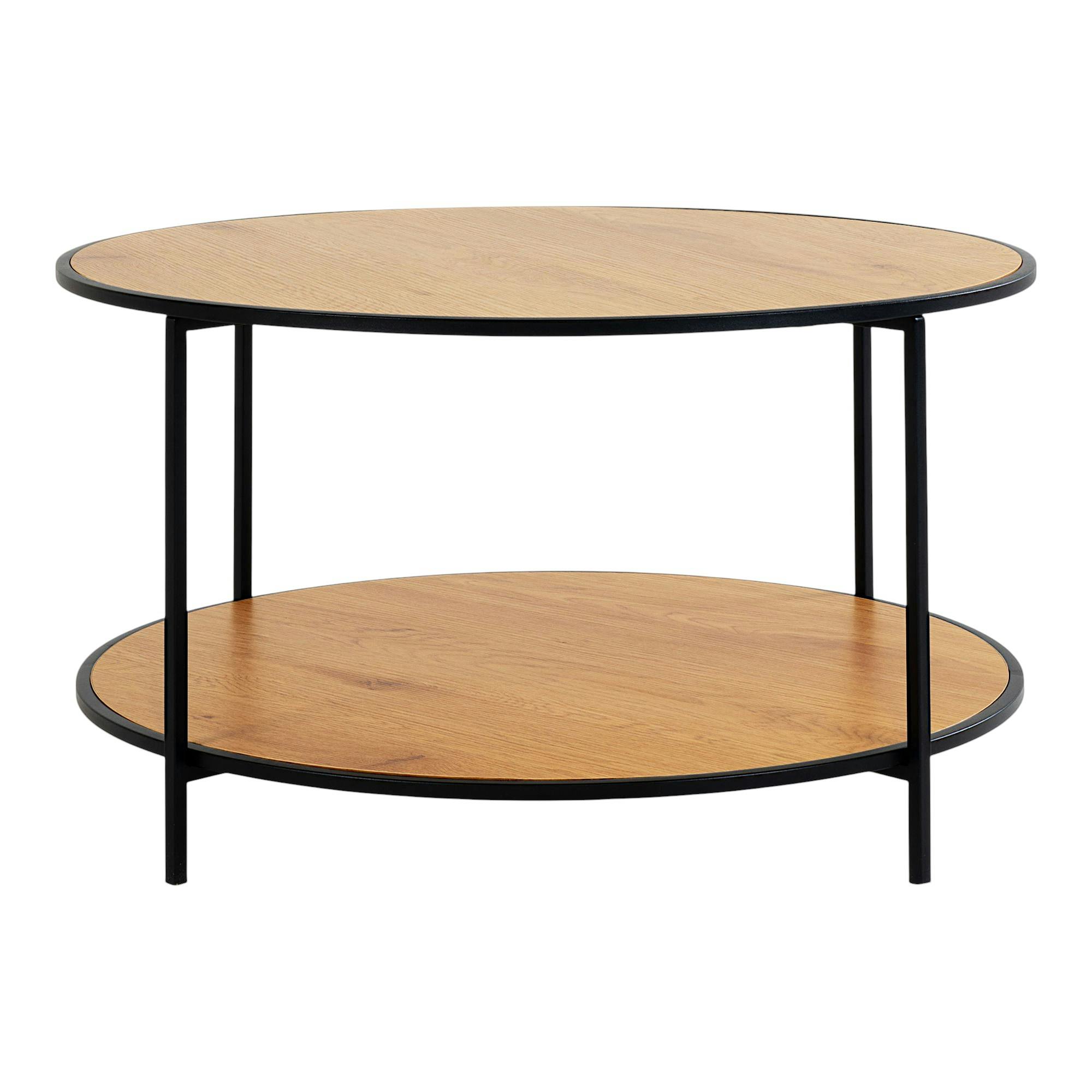 Table basse ronde double plateau VARDE, PIER IMPORT