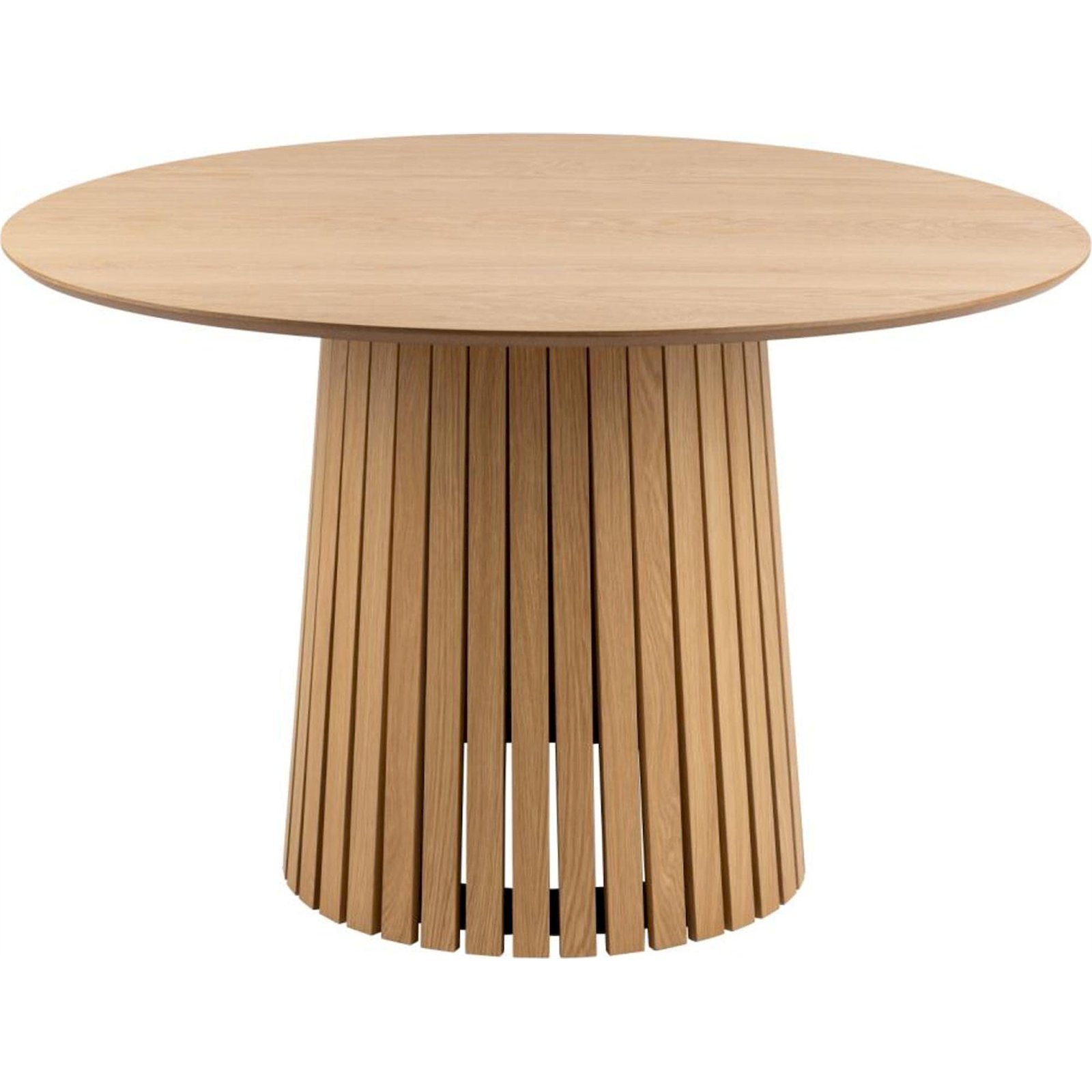 Table ronde bois piètement à lattes GIMMAR, RECOLLECTION