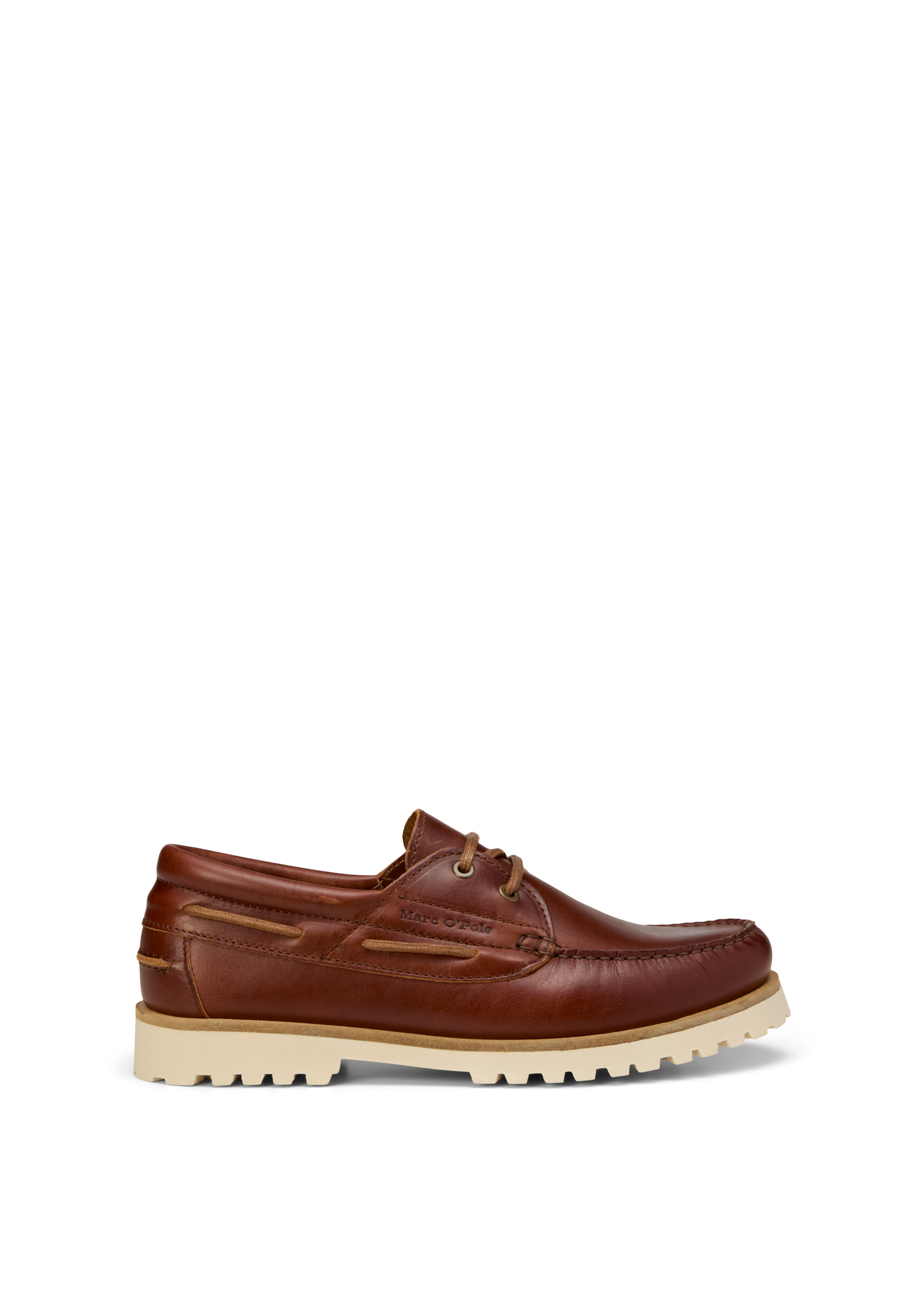Chaussure bateau modèle Levi en cuir de vache souple, MARC O'POLO