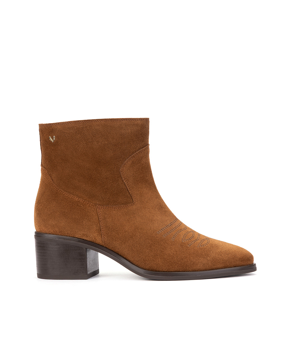 Bottines à talon cuir Zinnia, MARTINELLI