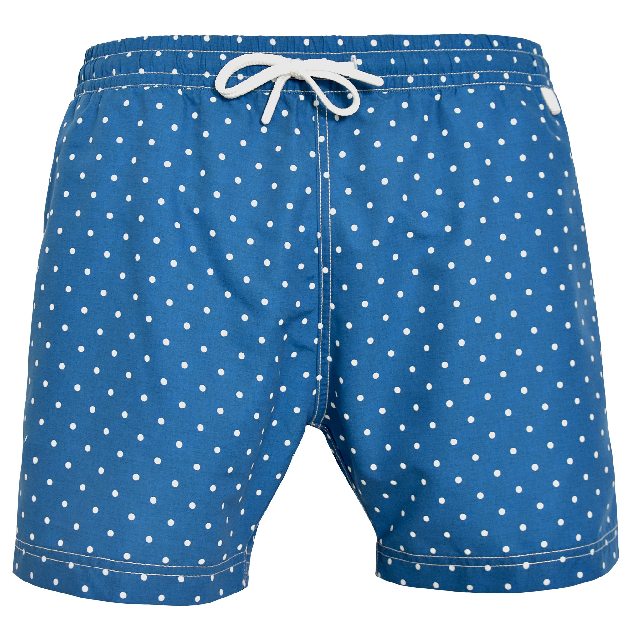 Short de bain MONTAUK 2565 small white dots, LES LOULOUS DE LA PLAGE