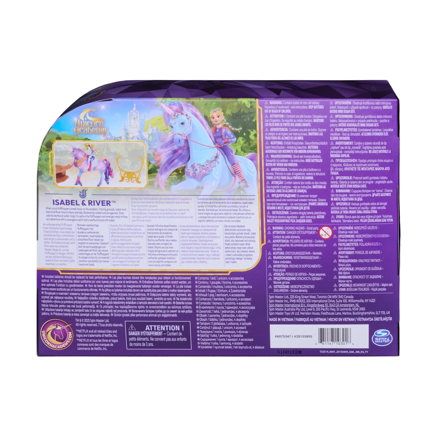 Coffret l'école des licornes River et Isabel - Unicorn Academy - La Grande Récré
