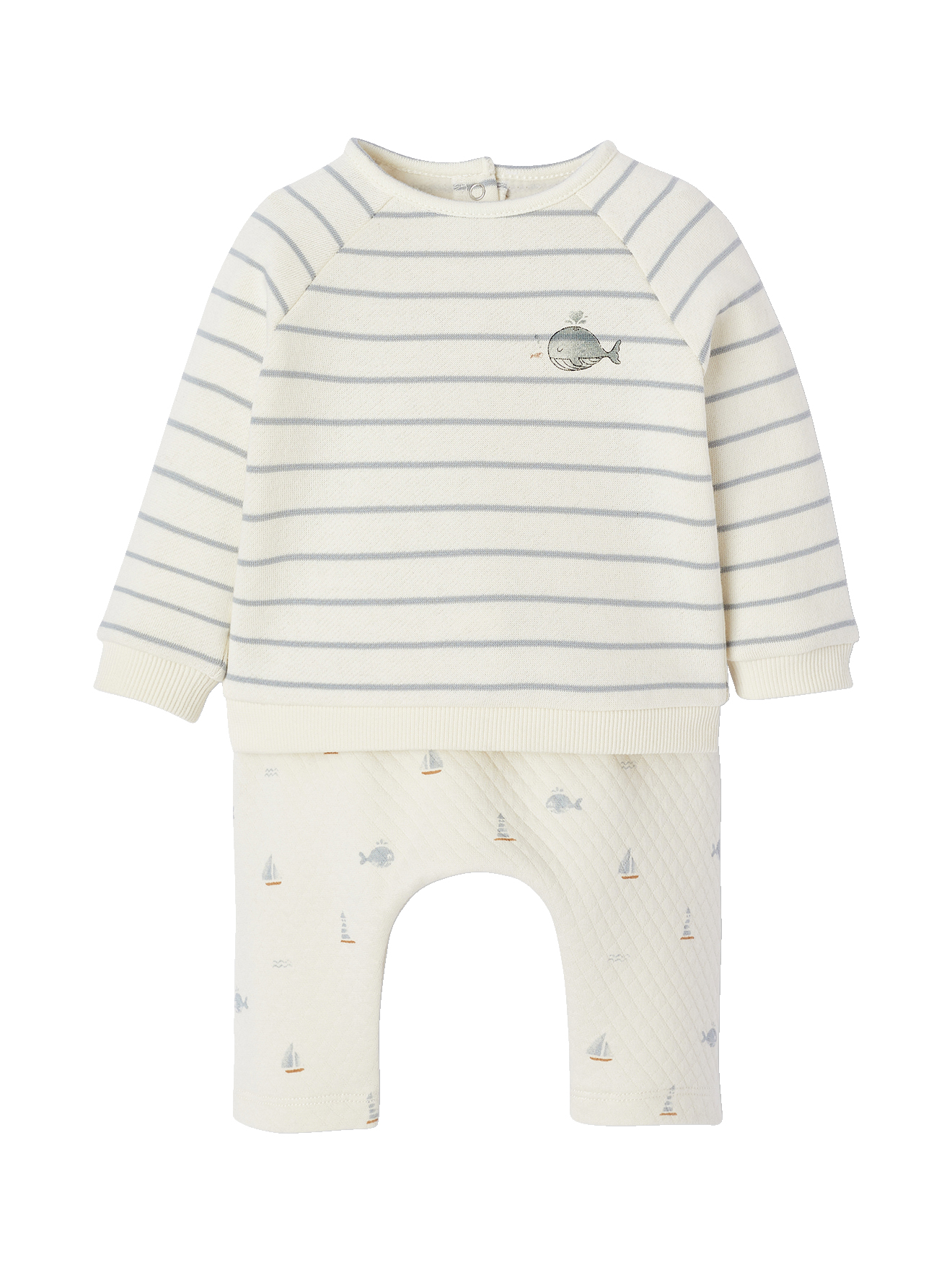 Ensemble bébé sweat et pantalon ATELIER, VERTBAUDET