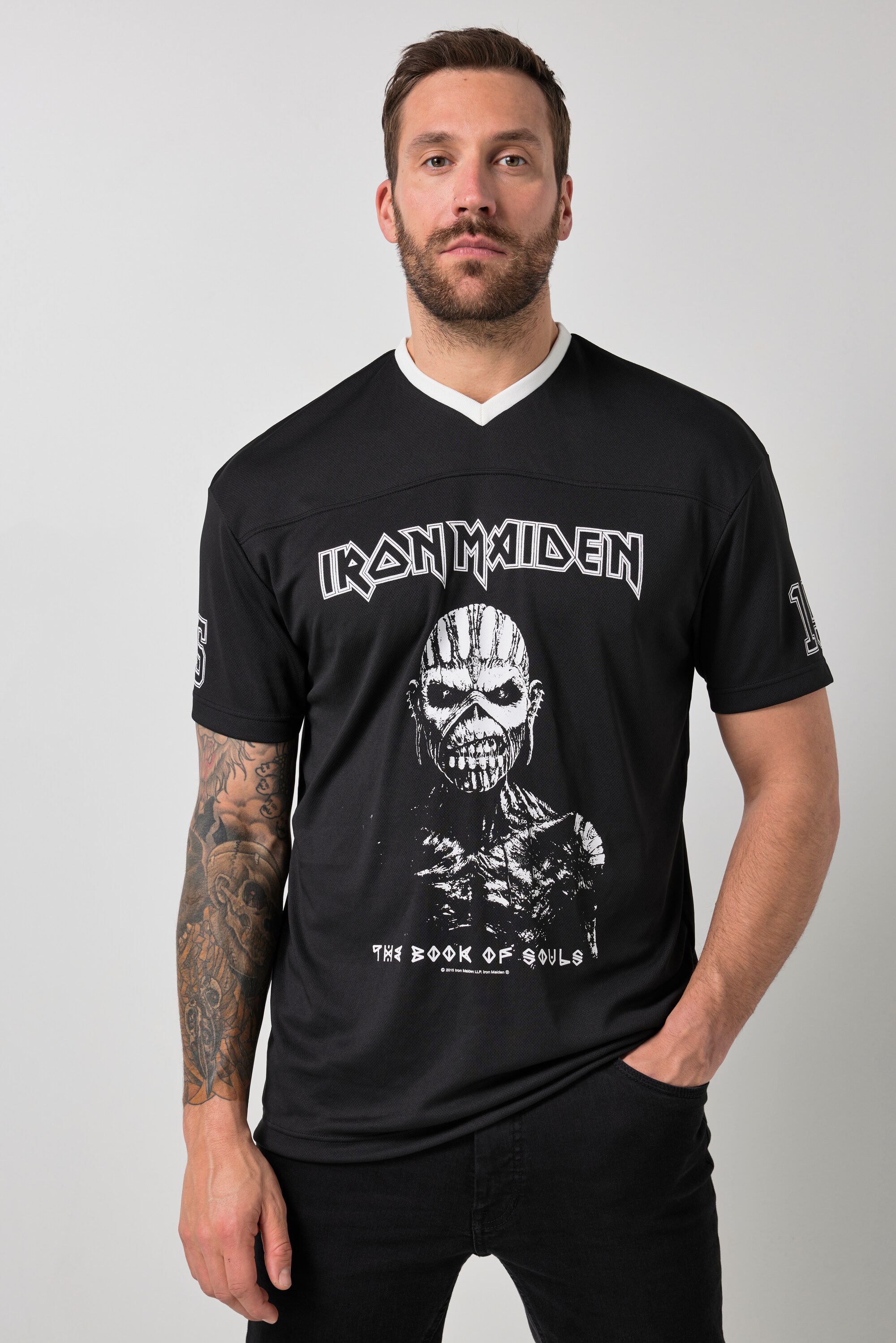 T-shirt JP 1880, imprimé groupe Iron Maiden, JP1880