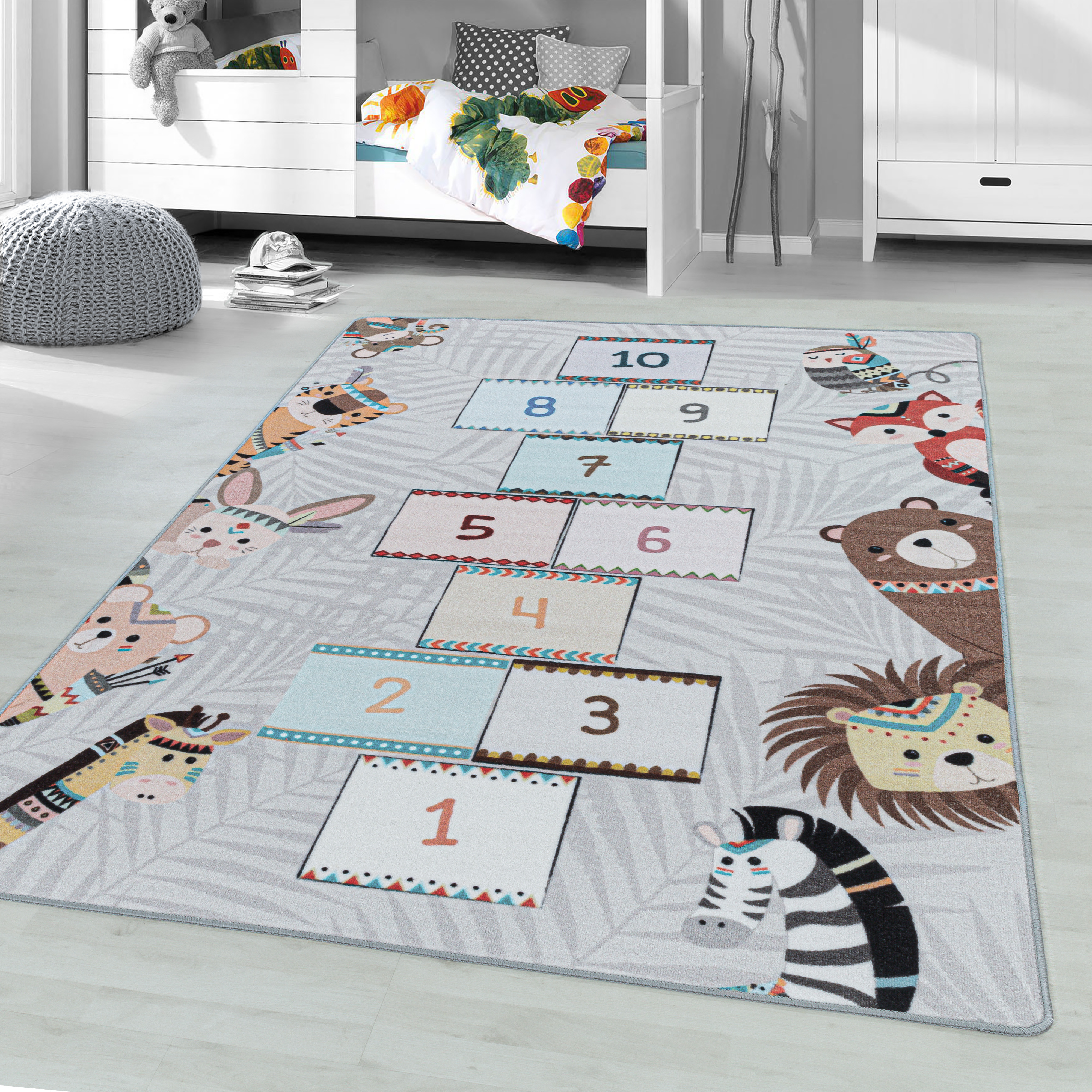 Tapis enfant marelle PLAY, NAZAR RUGS