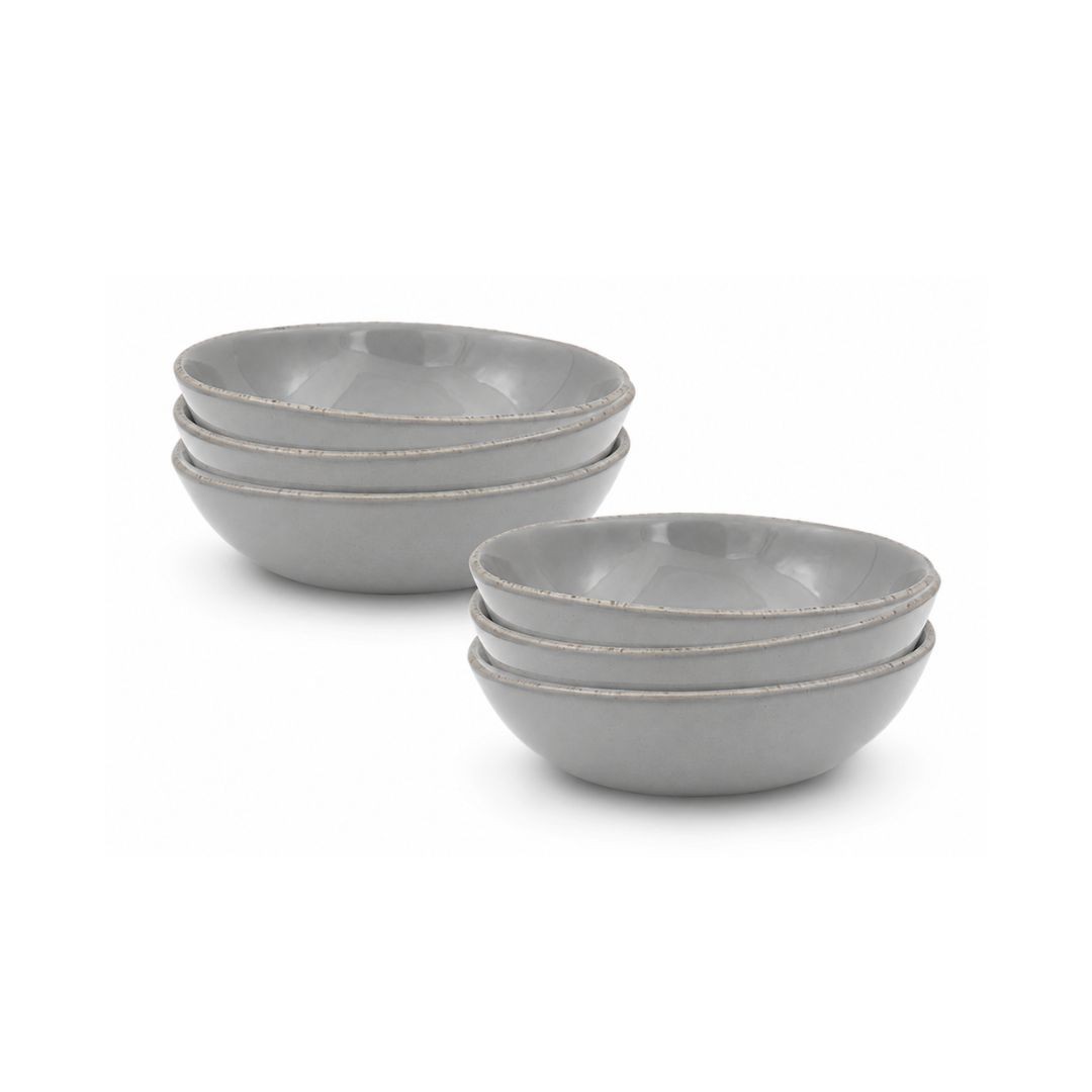 Lot de 6 assiettes creuses, GALET, ARTIME