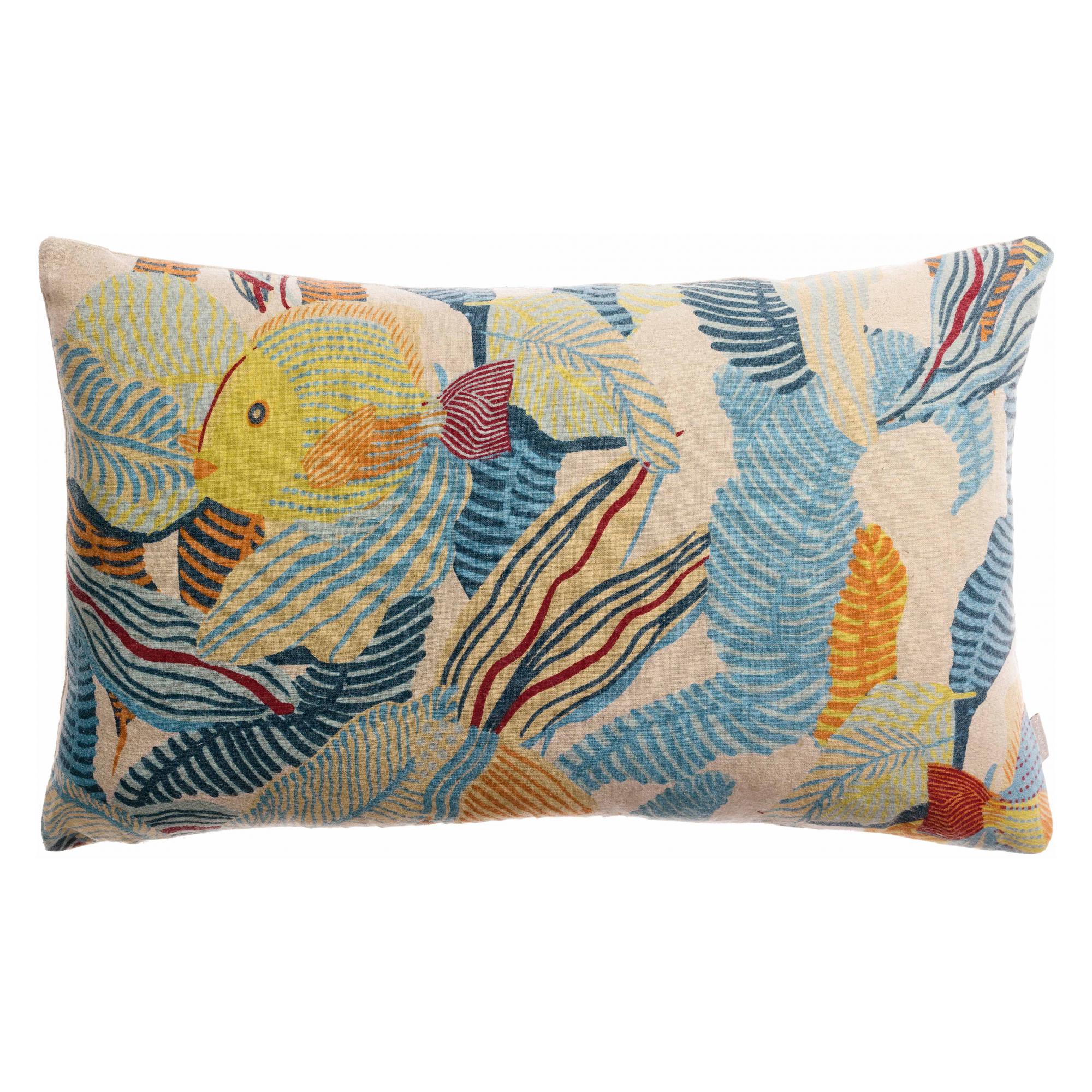 Coussin imprimé Dori, VIVARAISE