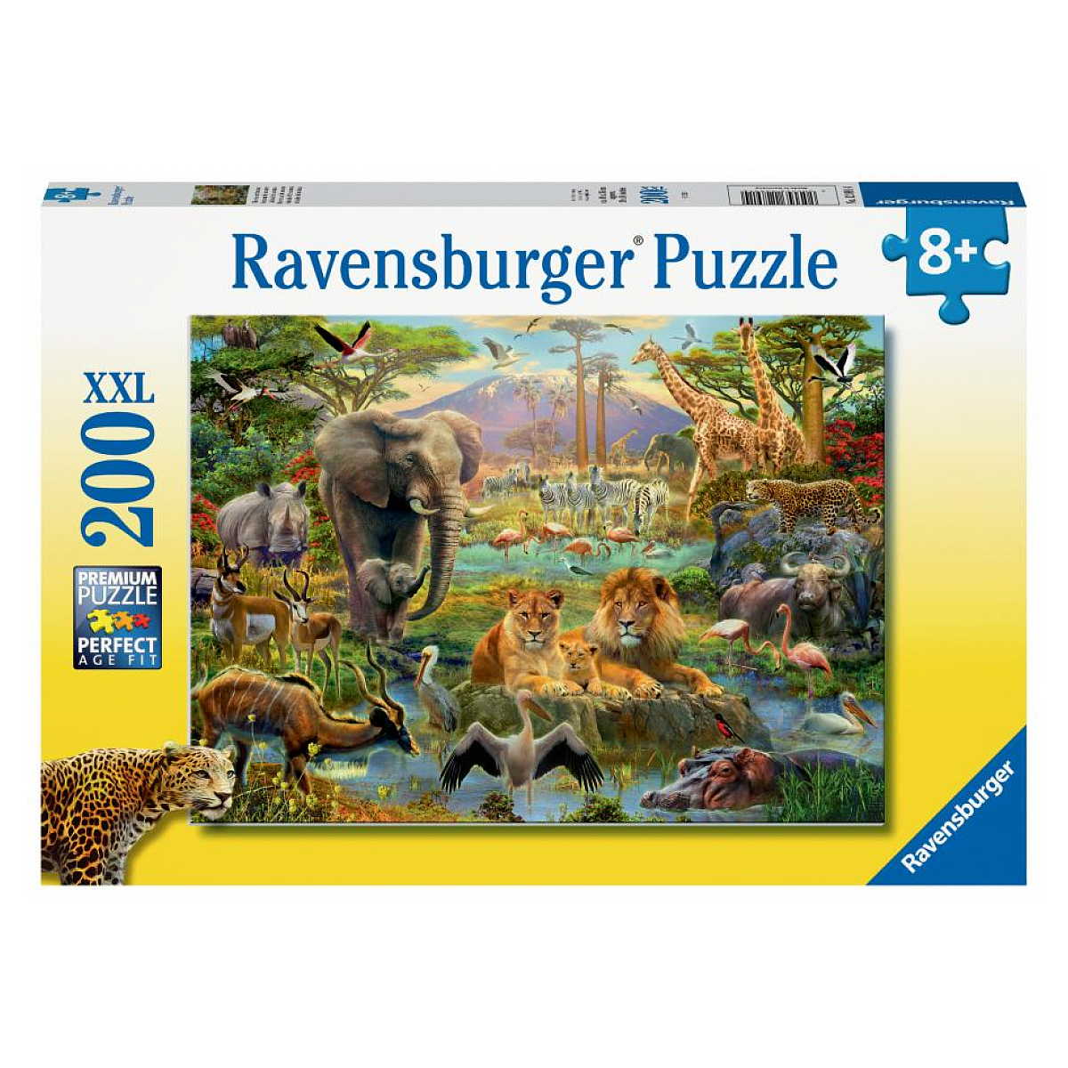 Puzzle 200 p xxl - animaux de la savane, RAVENSBURGER