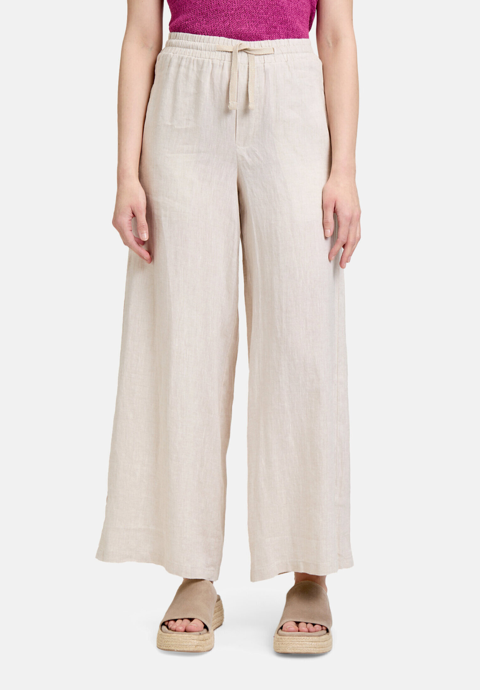 Pantalon en lin à poches, CARTOON