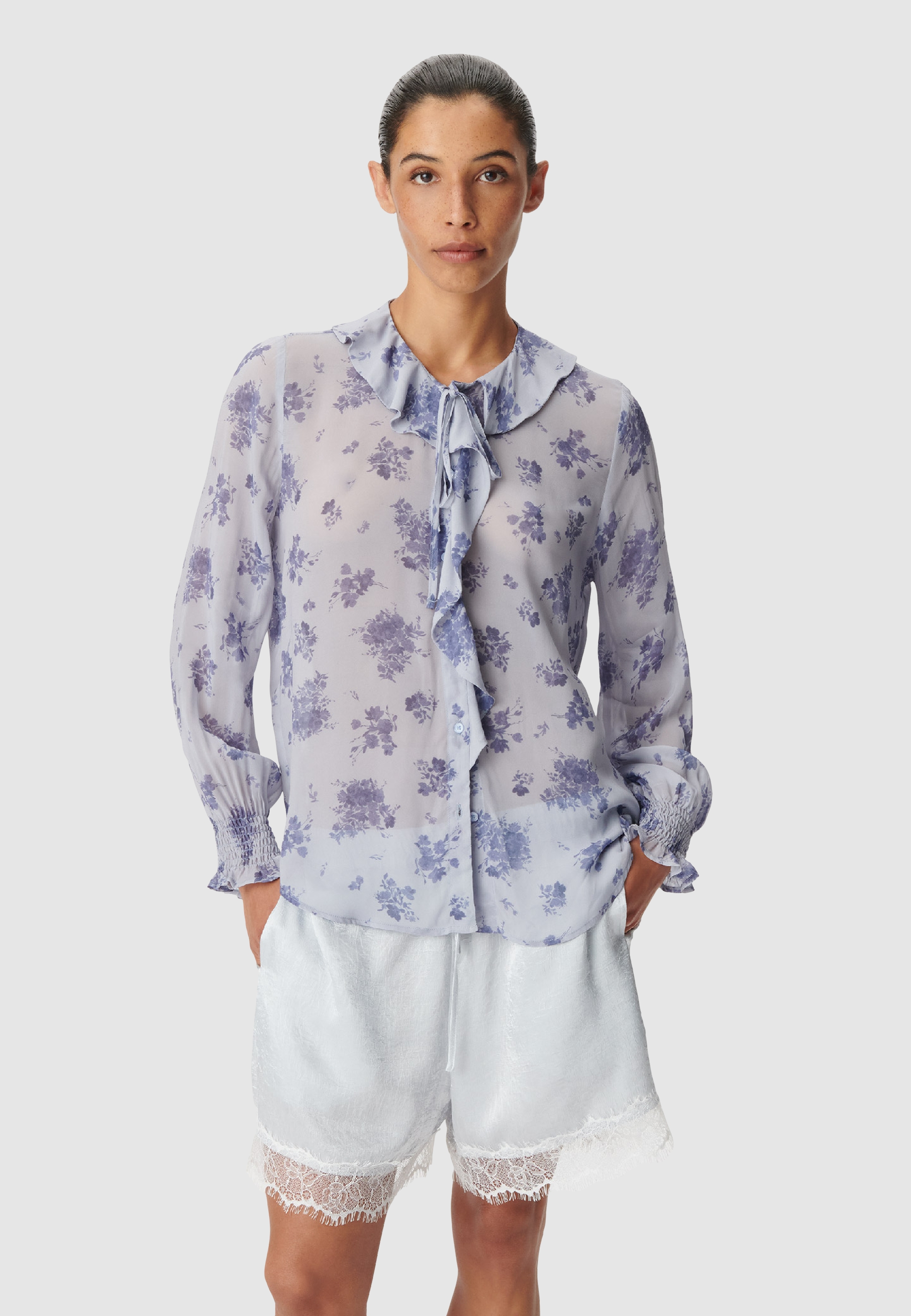 Chemise imprimé floral, IKKS