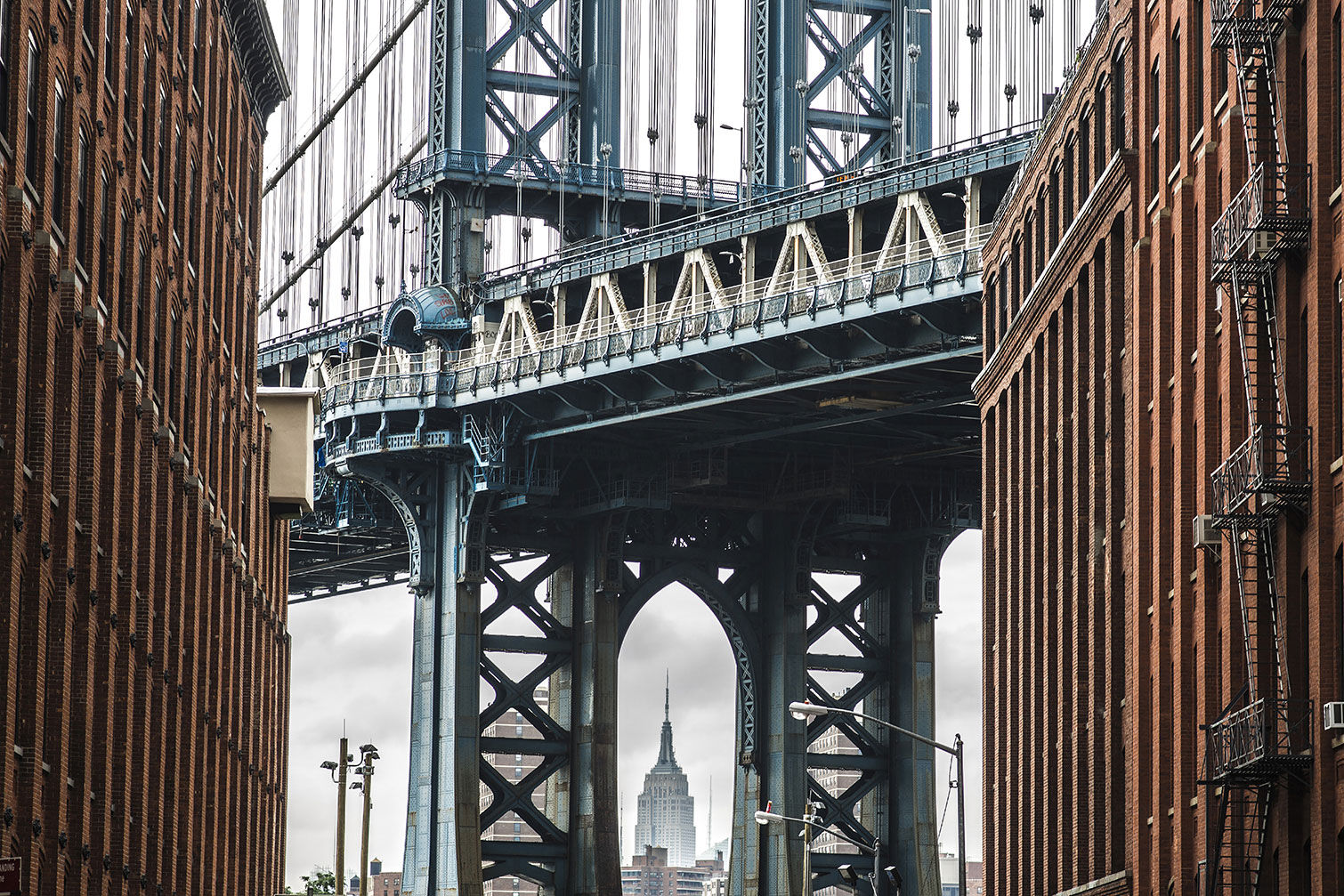 Tableau new york nyc manhattan bridge, HEXOA